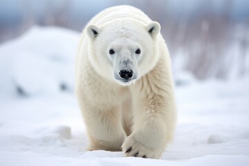 Polar bear wildlife animal mammal.