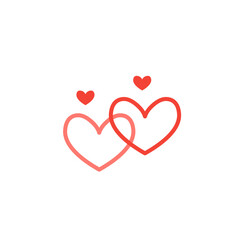 valentine day heart icon