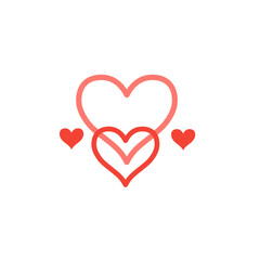 valentine day heart icon