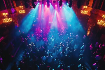 Large crowd at indoor event