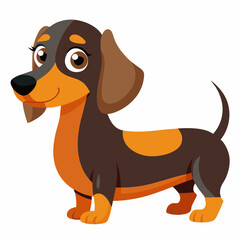 dachshund dog cartoon