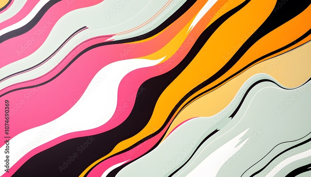 Poster Seamless 92-Pattern Background Ideal for Graphic Design Projects and Creative Artwork Application