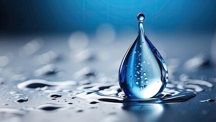 A blue water drop serves as the emblem for the World Diabetes Day and American Diabetes Awareness Day concepts on March 26.-
