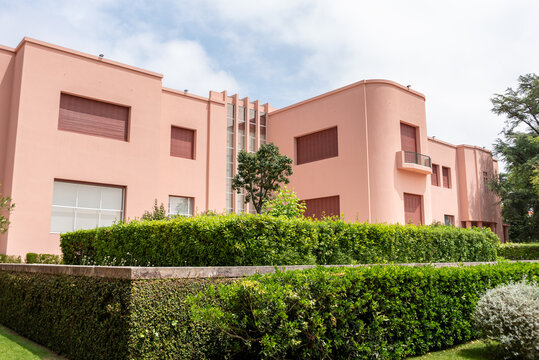 Porto, Portugal - Mai 28, 2024 - Iconic Art Deco Casa de Serralves in Porto
