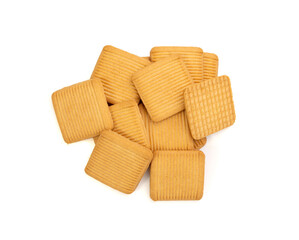 Italian Square Cookies, Novellini Biscuits, Rectangular Pastry Cracker, Wheat Bakery Dessert, Novellino