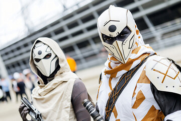 pop culture cosplay celebration, detailed costume