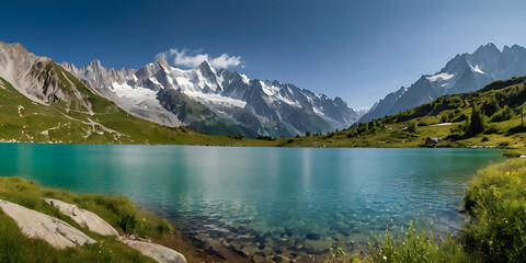 amazing nature background, created by Generative AI