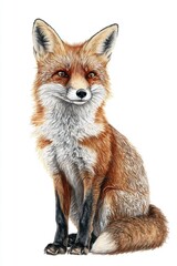 Obraz premium Illustration von einem Fuchs 