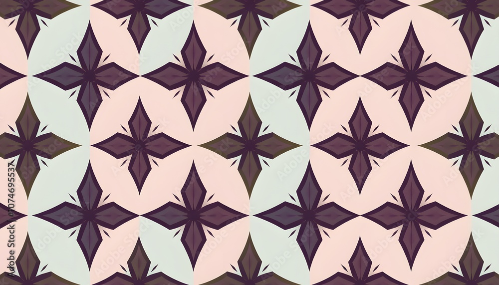 Poster Seamless 110-Pattern Background for Various Design Projects and Creative Applications