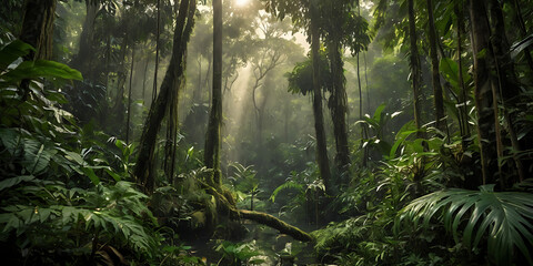 amazing nature background, created by Generative AI