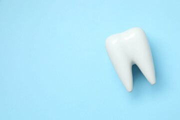 Concept of tooth treatment and dental care