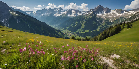 Fototapeta premium amazing nature background, created by Generative AI