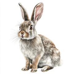 Obraz premium Illustration von einem Hase 