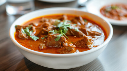 Mutton Curry with Tender Spiced Chunks in Rich Gravy
