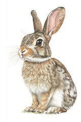 Fototapeta premium Illustration von einem Hase 