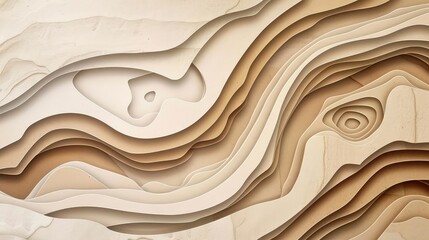 Obraz premium abstract deep paper cut background best for banner and web page 