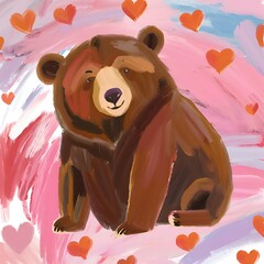 teddy bear with heart