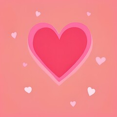 pink background with hearts