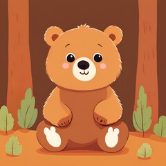 teddy bear on the tree