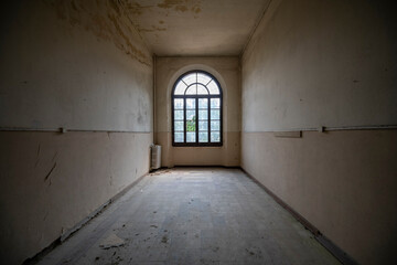 Fototapeta premium Haunted Seminary with the Blue Chapel: An Italian Ghost Story