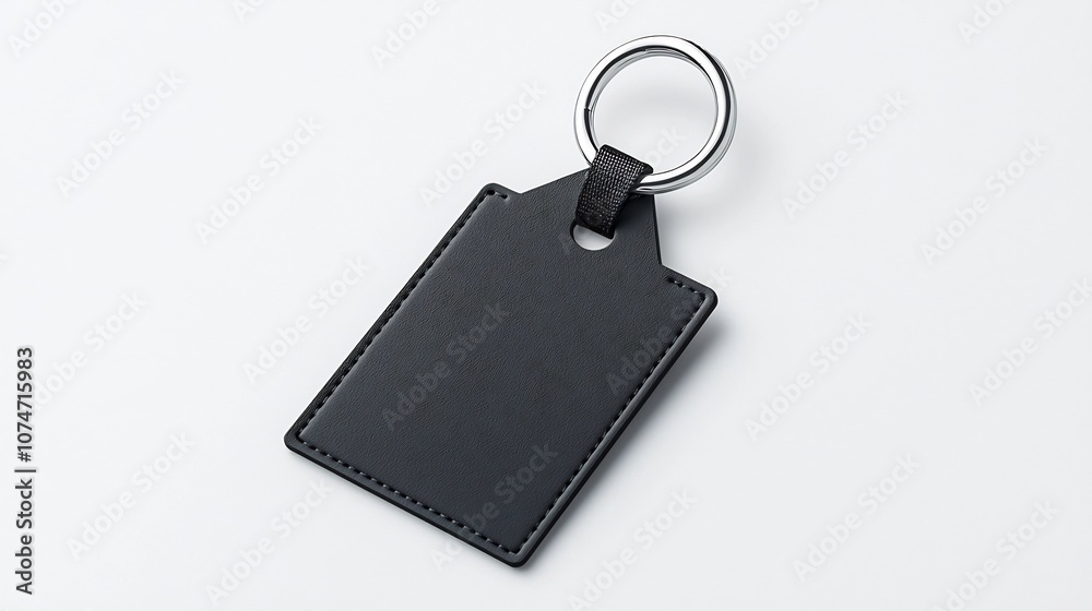 Leinwandbilder minimalist matte square tag with reinforced loop and simple clean design perfect for organizational 