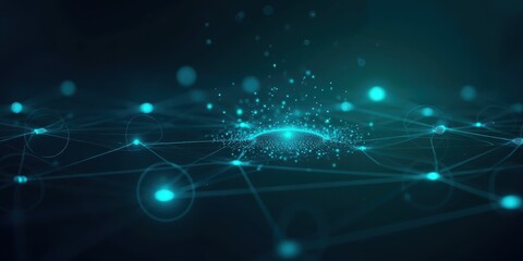 Obraz premium Stream of Real Time Data Visualization