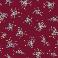 Beautiful rose pattern perfect for textile design,
