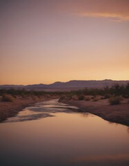 Fototapeta premium a beautiful lanscape river in the fantastic nature with green