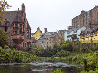 Obraz premium Dean Village, Scotland