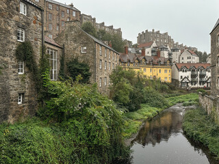 Obraz premium Dean Village, Scotland