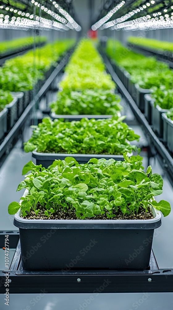 Aufkleber vertical hydroponic farming system showcasing an efficient and sustainable layout for growing a vari