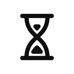 hourglas icon. Simple vector sign.