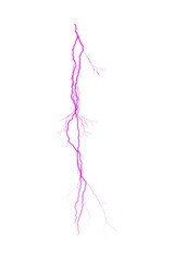 realistic purple lightning