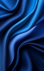 Obraz premium Bold swatches in navy, sky blue, and powder blue drawn in broad strokes on white, clean edges for easy background isolation