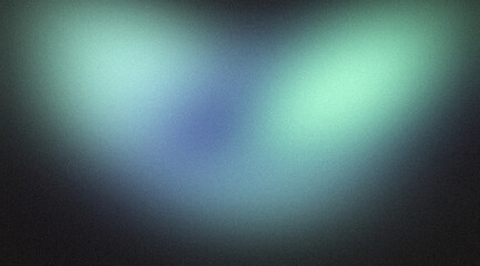Abstract colorful grainy gradient on black backdrop design. Blue gray black color on dark noisy, vibrant color flow, glowing, shine, bright, noise texture, banner or poster.
