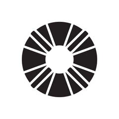 Life Bouy icon. Simple vector sign.