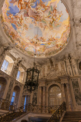 Obraz premium interior of the Augustusburg and Falkenlust palaces in Brühl