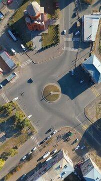 Church of the Holy Archangels in Sevan, Armenia. Taken with a drone