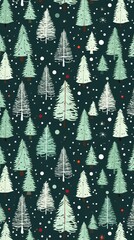 Naklejka premium Christmas wallpaper christmas backgrounds green.