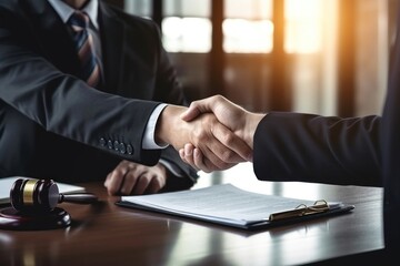 Legal advisor hand office businesswear.