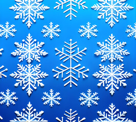 Fototapeta premium Snowy background. Cold weather.winter background with watercolor snow texture and falling snowflakes. Winter sky.generative ai
