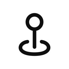map_pin icon. Simple vector sign.