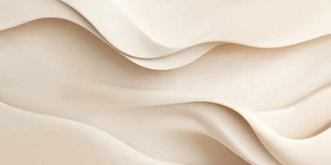 Abstract Cream Waves Background Design Minimalist Texture