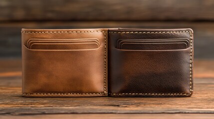 A split image showing an empty wallet on one side and a full wallet on the other