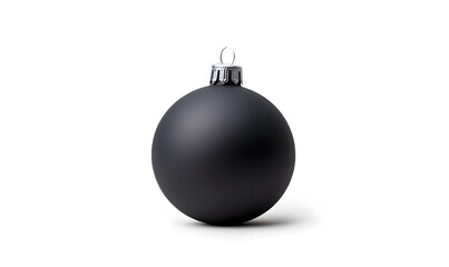 Shiny color Christmas ball isolated on a white background