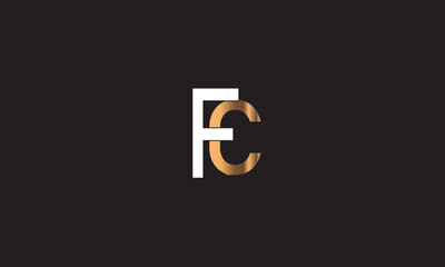 FC, CF , F , C , Abstract Letters Logo Monogram