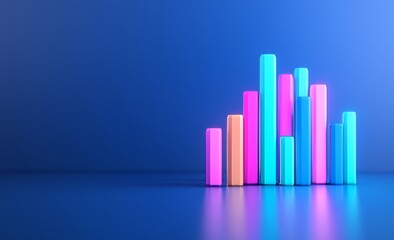 Three-dimensional illustration for an abstract tech background. Architecture of quantum computers. Futuristic technologies used in global communication networks.