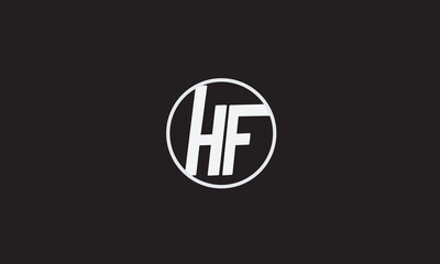 HF, FH , F , H , Abstract Letters Logo Monogram
