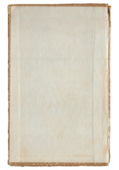 Vintage background of old ancient torn paper texture isolated