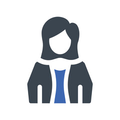 Female millennial icon